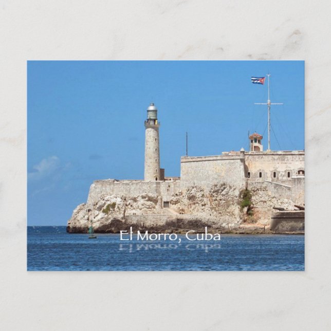 El Morro Castle, Kuba Postkarte (Vorderseite)
