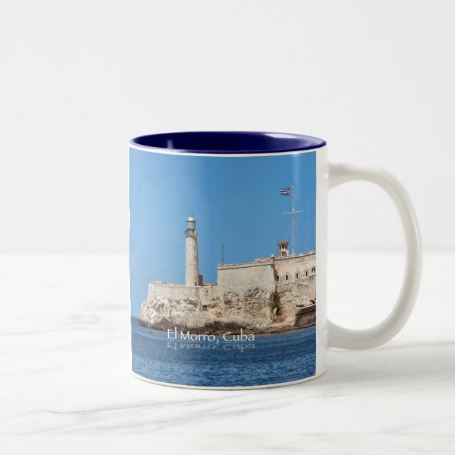 El Morro Castle, Kuba Zweifarbige Tasse (Rechts)