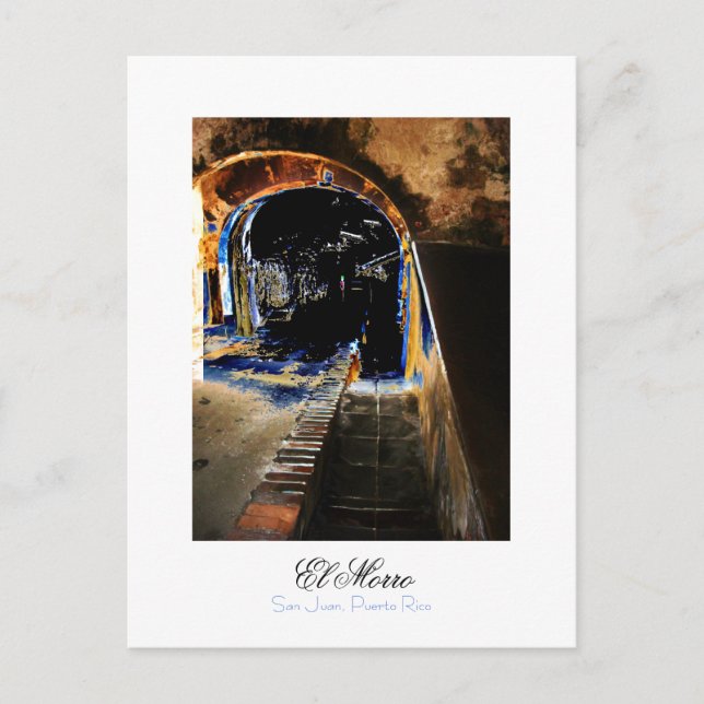 El Morro Puerto Rico A1 Postkarte (Vorderseite)