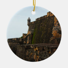 EL Morro Puerto Rico Keramik Ornament