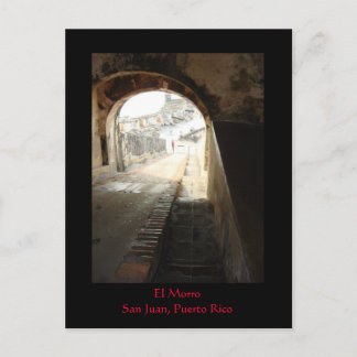 El Morro, San Juan, Puerto Rico Postkarte