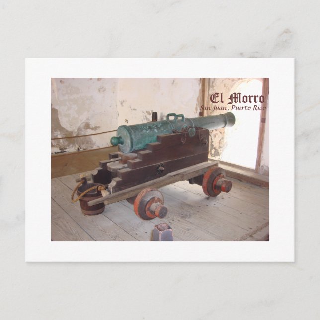El Morro, San Juan, Puerto Rico Postkarte (Vorderseite)