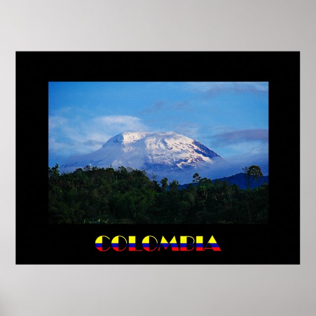 El Nevado del Tolima Kolumbien Poster (Vorne)