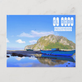 El Nido auf den Philippinen in Palawan Postkarte