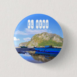 El Nido Beach auf den Philippinen in Palawan Button