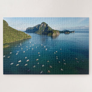 El Nido Palawan Insel Philippinen Luftbild Puzzle