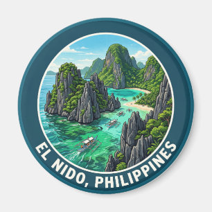El Nido, Palawan Philippinen Magnet