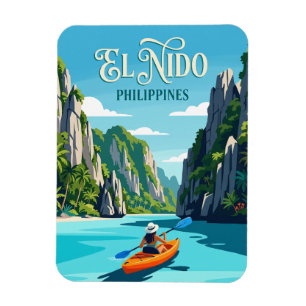 El Nido Palawan, Philippinen, Paddler Magnet