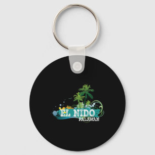 El Nido Palawan Philippinen Urlaubs-Souvenir-T-Shi Schlüsselanhänger