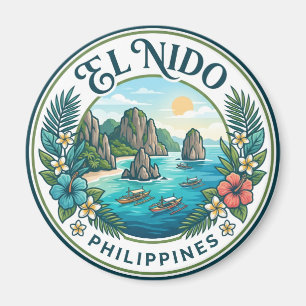 El Nido Philippinen Magnet