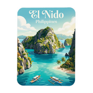 El Nido Philippinen Magnet