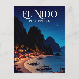 El Nido Philippinen Postkarte