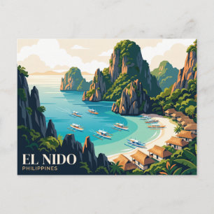 El Nido Philippinen Postkarte