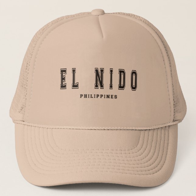 EL Nido Philippinen Truckerkappe (Vorderseite)