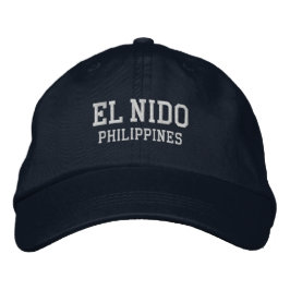 El Nido Philippines Baseball Hat Bestickte Baseballkappe