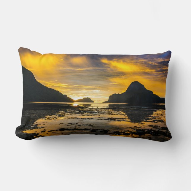 El Nido Sunset Lendenkissen (Vorderseite)