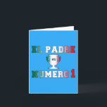 EL Padre Número 1 Vater #1 am spanischen Vatertag Karte<br><div class="desc">Dieses ist ein spezielles spanische Sprachgeschenk/-geschenk, die ich entwarf, den Vatertag (Dia de Los Padres) zu feiern "UNO EL-Padre Número" bedeutet "Vater der Nr.-eine" auf spanisch. Liebe I der Ton geschaffen durch die Kombination der Wörter "Número" und "UNO". Es ist ein wirklich schöner zu hören und zu sagen Ton:-) Wie...</div>