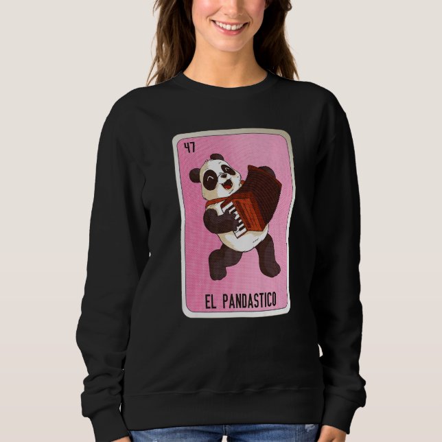 El Pandastico Mexican Slang Lottery Bingo Cards   Sweatshirt (Vorderseite)