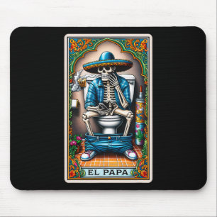 El Papa Latino Tarot Card Spanisch Doing Vater Vat Mousepad