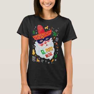 El Papa Weihnachten Mexikanisches Weihnachtsfest S T-Shirt