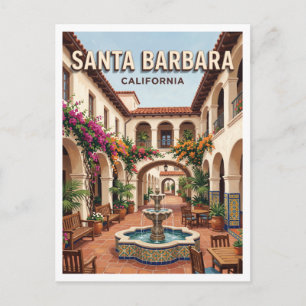 El Paseo Santa Barbara Kalifornien Postkarte