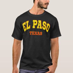 El Paso Bundesstaat Sportliches ästhetisches Des T-Shirt