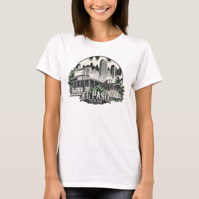 El Paso City Texas USA T-Shirt (Vorderseite)