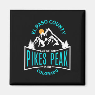 El Paso County Pikes Peak Colorado Klettern  Magnet