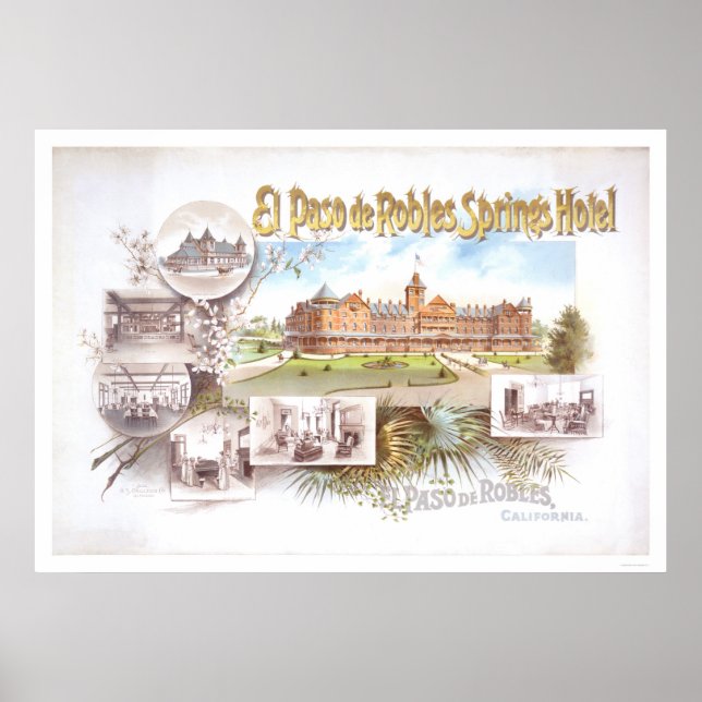 El Paso de Robles Springs Hotel Poster (Vorne)