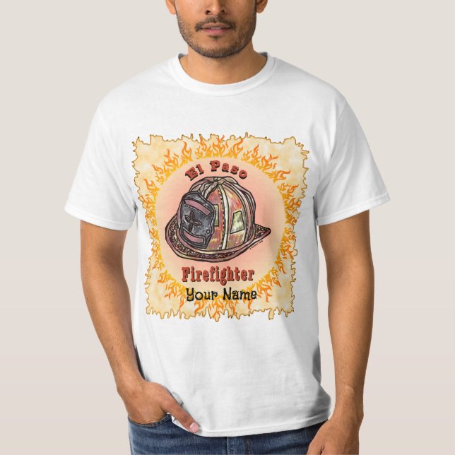 El Paso Firefighter T - Shirt (Vorderseite)