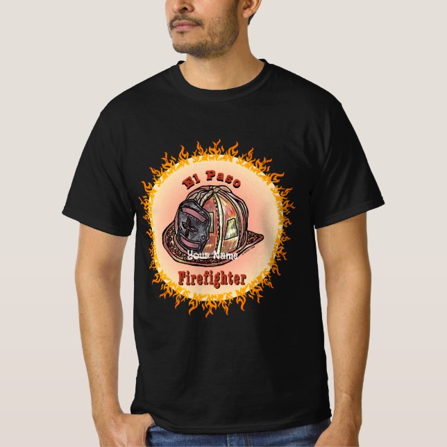 El Paso Firefighter T-Shirt (Vorderseite)