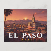 El Paso Postkarte | Plaza Theatre Downtown Souveni