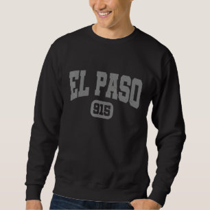 El Paso Texas 915 Vorwahl Vintage Pride Sweatshirt
