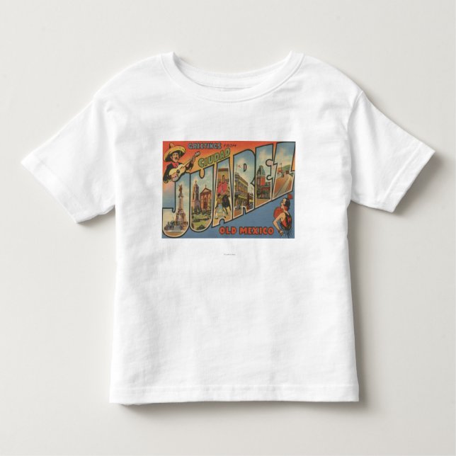 El Paso, Texas - Ciudad Juarez Kleinkind T-shirt (Vorderseite)