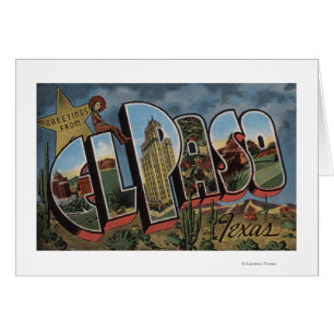 El Paso, Texas - große Buchstabe-Szenen