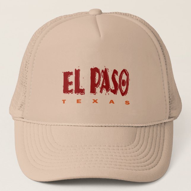EL PASO, TEXAS TRUCKERKAPPE (Vorderseite)