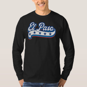 El Paso Texas Tx 4. Juli Amerikanische Flagge USA T-Shirt