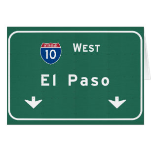 El Paso Texas tx Autobahn-Autobahn-Straße: