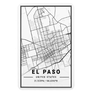 El Paso Texas USA City Travel Magnet