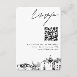 El Paso Wedding Modern UAWG QR Code Begleitkarte