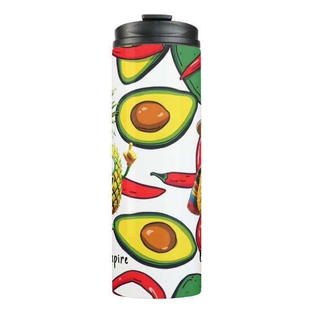 El PinCho Crew Socks - Ananas Imperium Thermosbecher (Vorderseite)