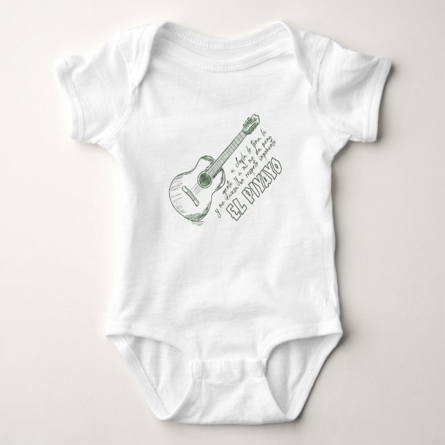 El Piyayo Baby Strampler (Vorderseite)