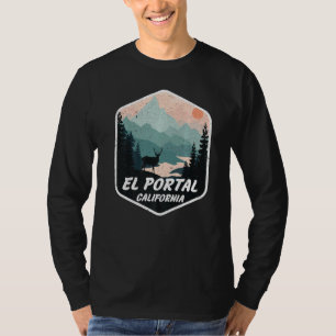 El Portal California Ca Gebirge Wandern Souv T-Shirt