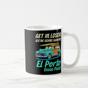 El Porto Beach Surf Dana Point Frauen Männer Vinta Kaffeetasse