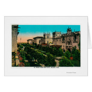 El Prado vom Westtor, Balboa Park