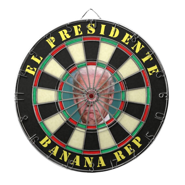  El Presidente Joe Biden Banana Republik Dartscheibe (vorne)