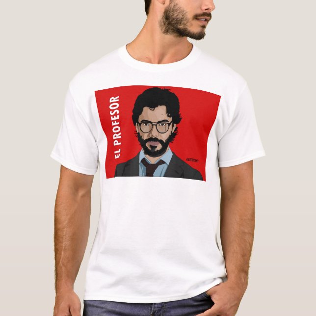 El Profesor La Casa de Papel T - Shirt (Vorderseite)