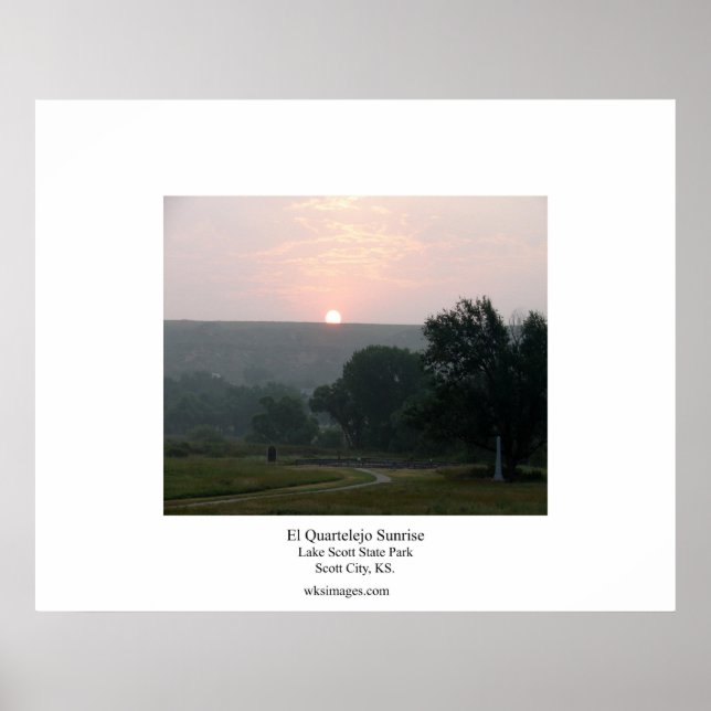 El Quartelejo Sunrise Poster (Vorne)