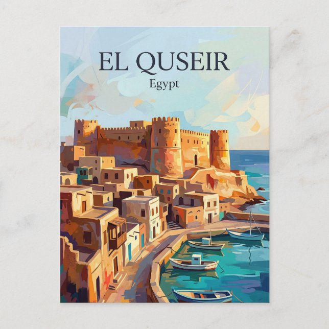 El Quseir Ägypten Postkarte (Vorderseite)