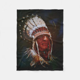 "El Reno Chief" Fleece Blanket